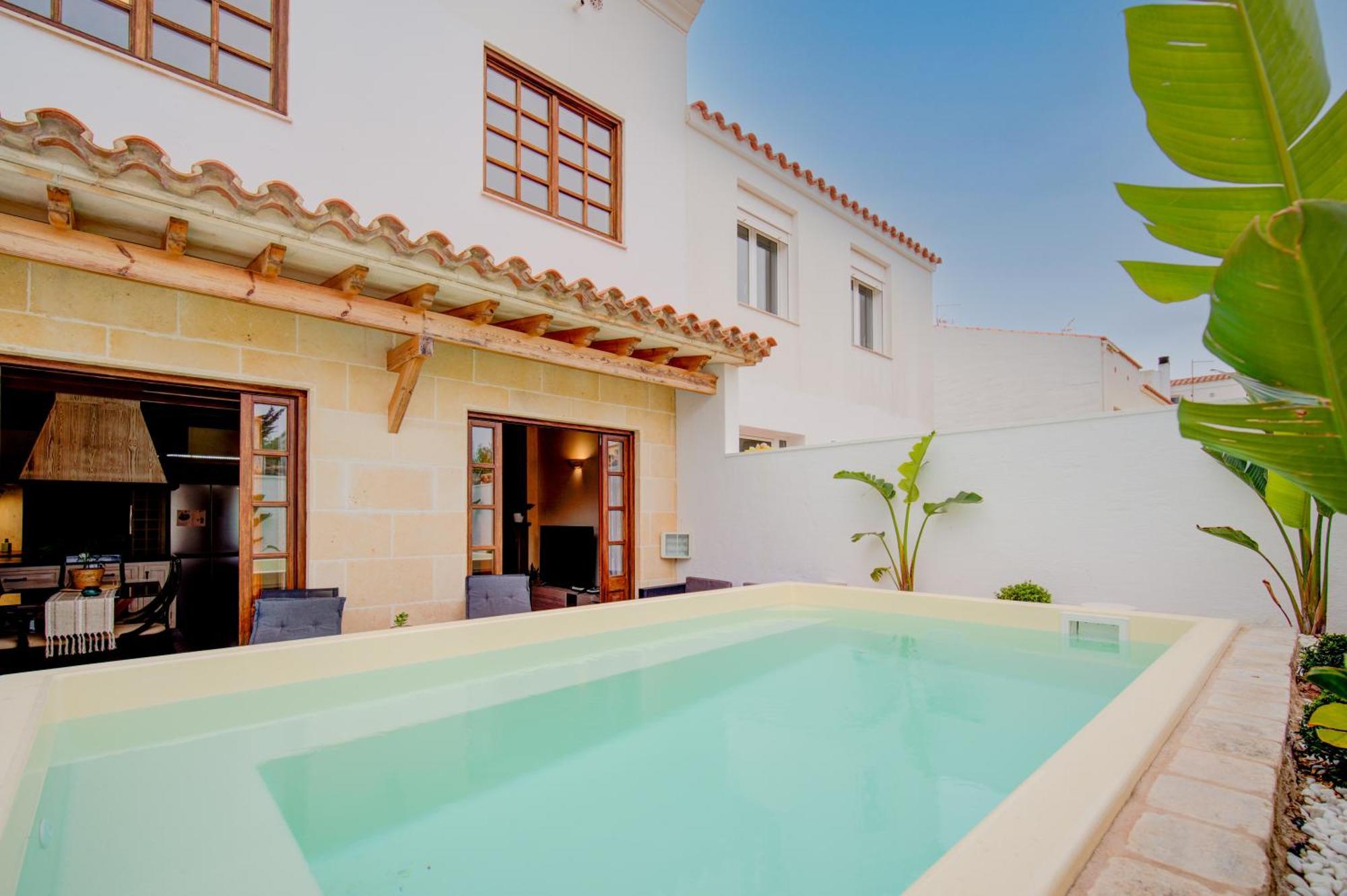 Casa Boutique Xalam " Piscina Climatizada, Jacuzzi, Billar " Villa Sant Lluis Dış mekan fotoğraf